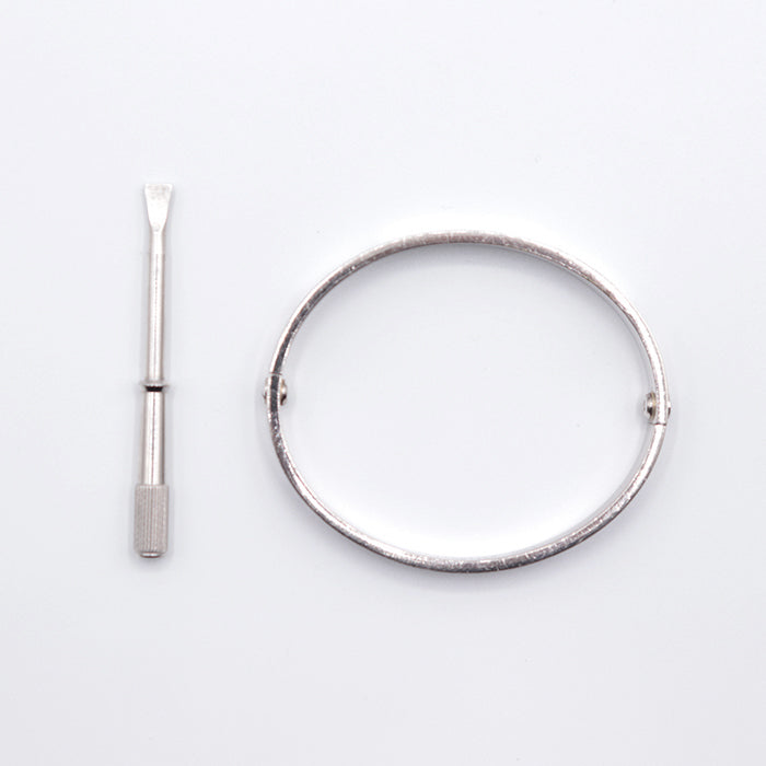 CARTIER bracelet K18WG%, White Gold% K18WG, White Gold Women Used Authentic