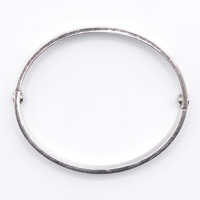 CARTIER bracelet K18WG%, White Gold% K18WG, White Gold Women Used Authentic