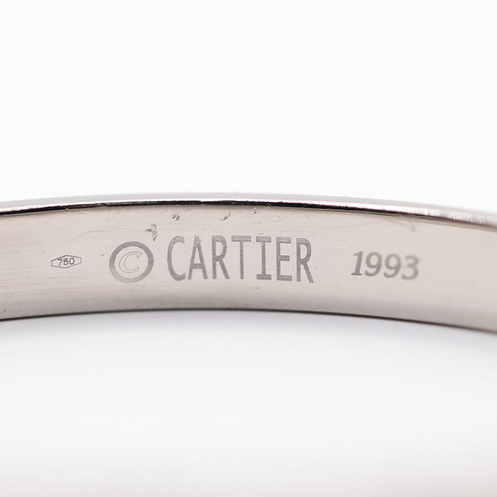 CARTIER bracelet K18WG%, White Gold% K18WG, White Gold Women Used Authentic