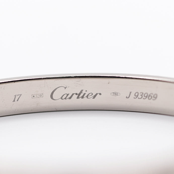 CARTIER bracelet K18WG%, White Gold% K18WG, White Gold Women Used Authentic