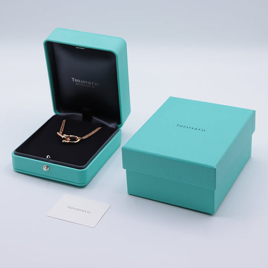 TIFFANY&Co. Necklace K18PG ,  Au750 K18PG, pink gold Women Used Authentic