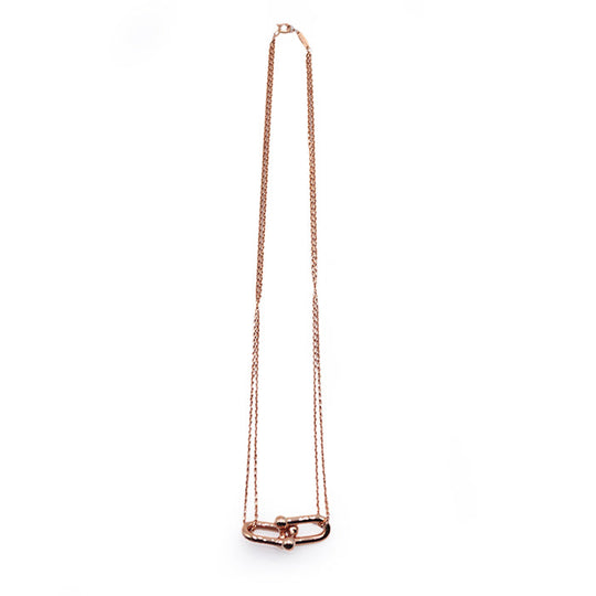 TIFFANY&Co. Necklace K18PG ,  Au750 K18PG, pink gold Women Used Authentic