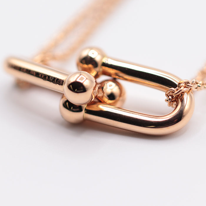 TIFFANY&Co. Necklace K18PG ,  Au750 K18PG, pink gold Women Used Authentic