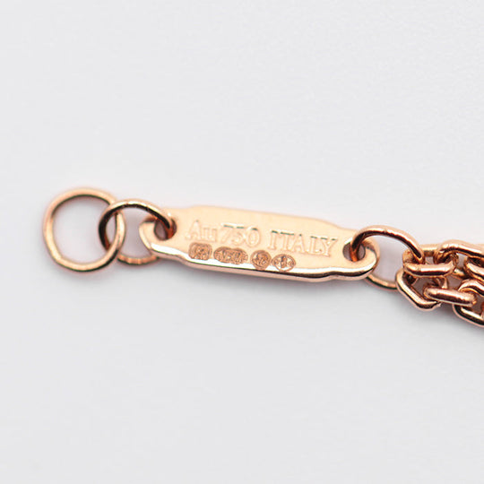 TIFFANY&Co. Necklace K18PG ,  Au750 K18PG, pink gold Women Used Authentic