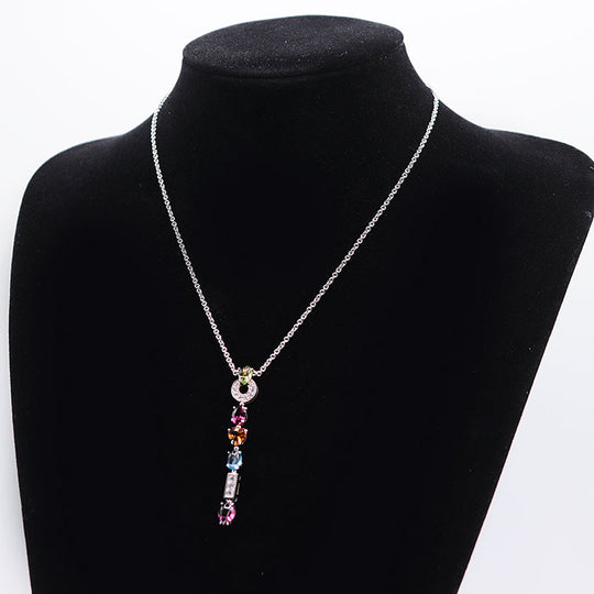 BVLGARI Necklace K18WG% ,  Au750% ,  K18WG multicolor Women Used Authentic