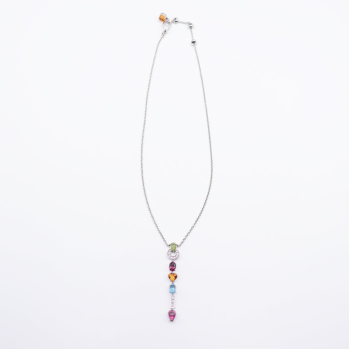 BVLGARI Necklace K18WG% ,  Au750% ,  K18WG multicolor Women Used Authentic