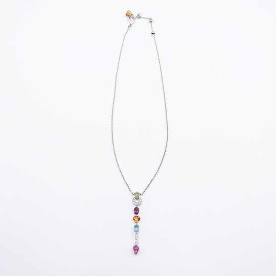 BVLGARI Necklace K18WG% ,  Au750% ,  K18WG multicolor Women Used Authentic
