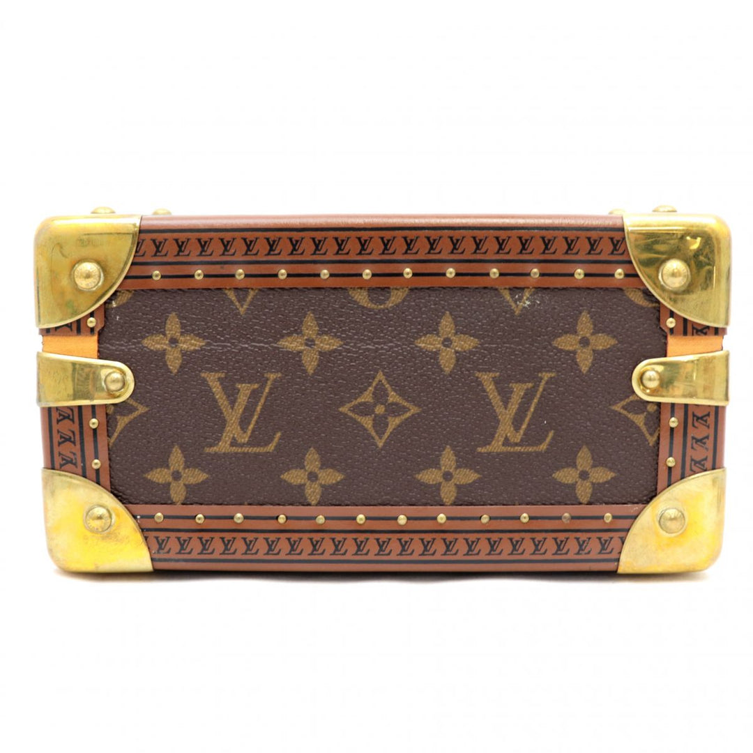 LOUIS VUITTON Accessory case M20037 Monogram canvas Brown Jewelry box Coffret Tresor 20 Women Used Authentic