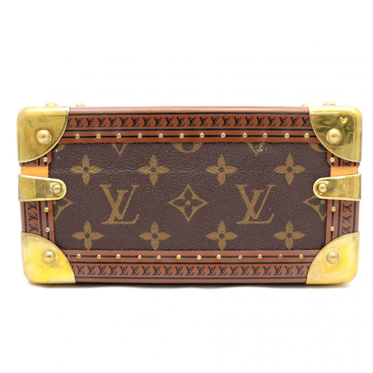 LOUIS VUITTON Accessory case M20037 Monogram canvas Brown Jewelry box Coffret Tresor 20 Women Used Authentic