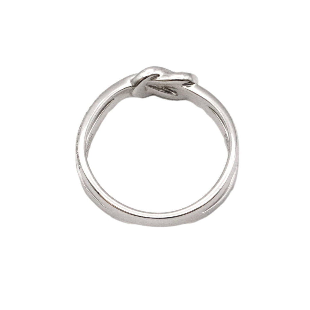 FRED Ring AU750 (K18WG), Diamond: 0.08ct (see official website) Silver Women Used Authentic