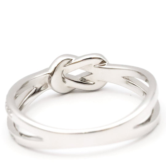 FRED Ring AU750 (K18WG), Diamond: 0.08ct (see official website) Silver Women Used Authentic