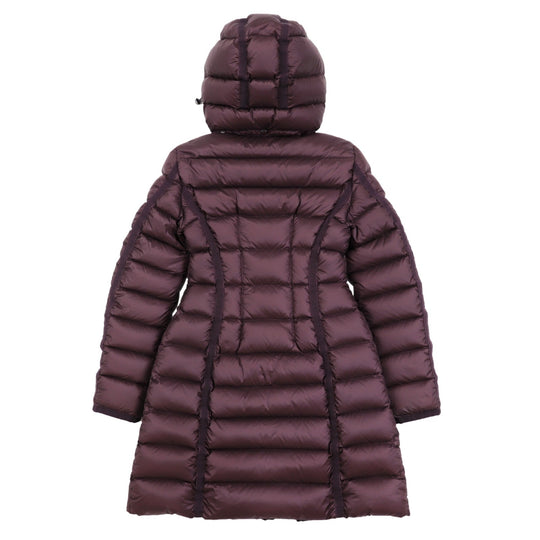 MONCLER Down jacket [Outer material] 100% nylon [Lining] 100% nylon [Filling] 90% down, 10% feather Bordeaux HERMINE Women 00 Used Authentic