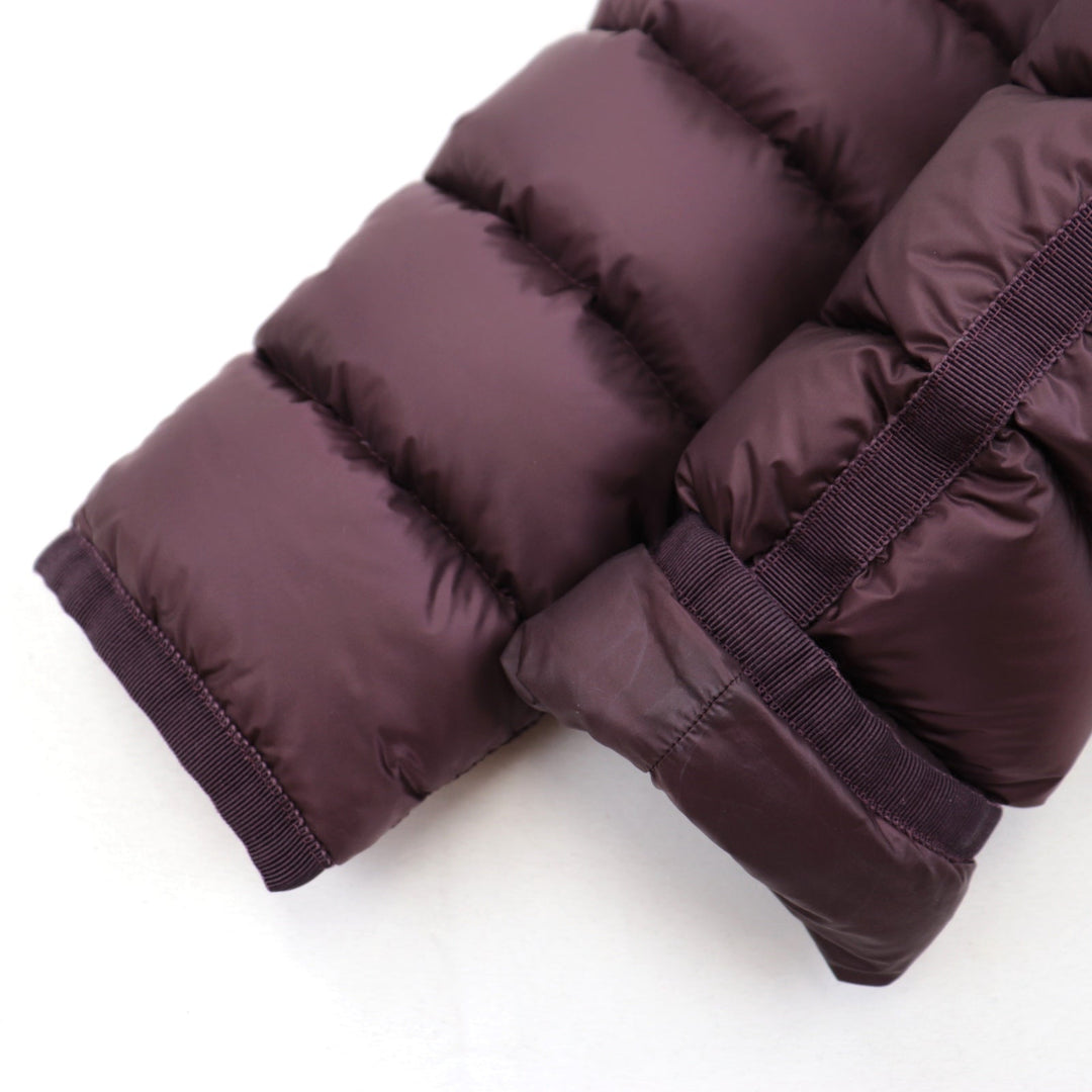 MONCLER Down jacket [Outer material] 100% nylon [Lining] 100% nylon [Filling] 90% down, 10% feather Bordeaux HERMINE Women 00 Used Authentic