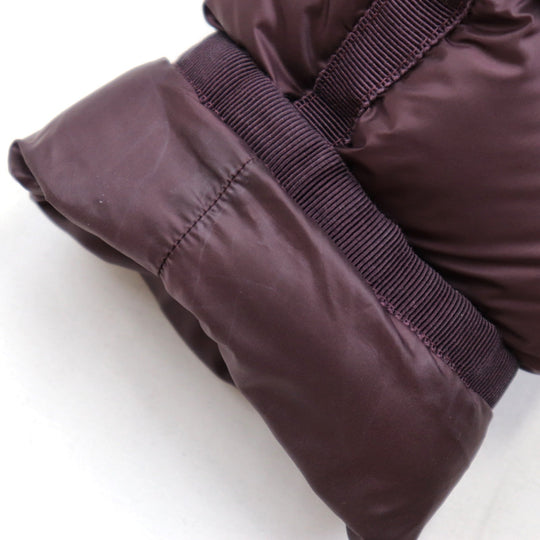 MONCLER Down jacket [Outer material] 100% nylon [Lining] 100% nylon [Filling] 90% down, 10% feather Bordeaux HERMINE Women 00 Used Authentic