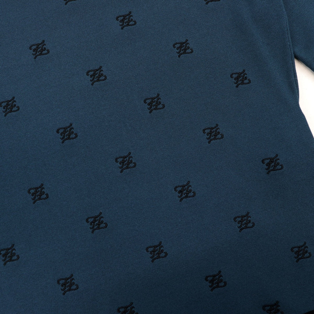 FENDI Cut 74% viscose, 16% polyester Navy type Women 36 Used Authentic