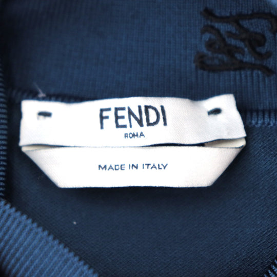 FENDI Cut 74% viscose, 16% polyester Navy type Women 36 Used Authentic