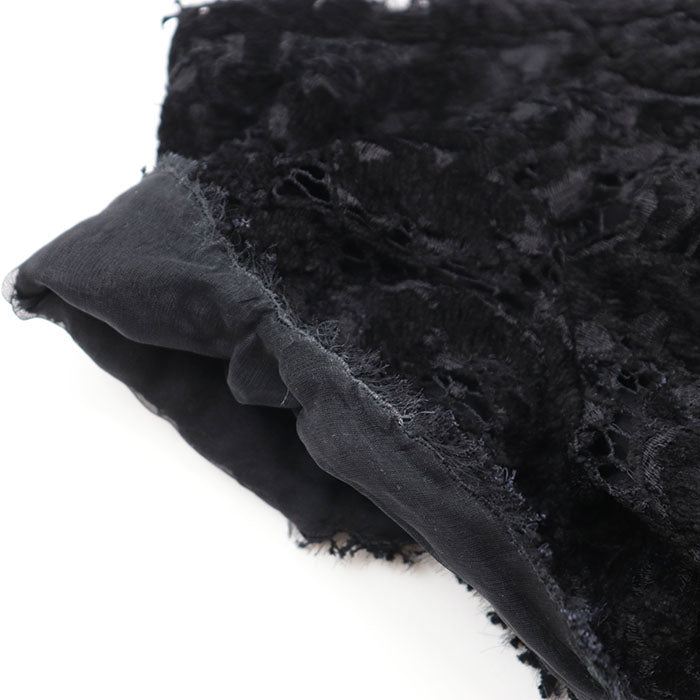 CHANEL one piece 83% viscose, 13% polyamide [lining] 100% silk black Women 34 Used Authentic