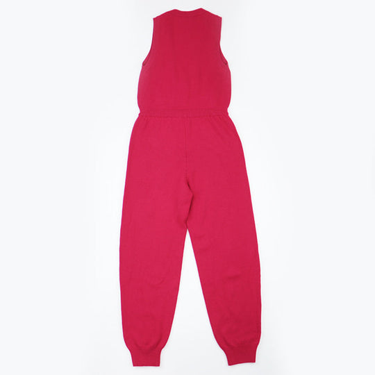 CHANEL Overall [Outer fabric] 100% cashmere [Rib] 99% cashmere, 1% elastane pink Women 36 Used Authentic