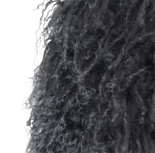 GUCCI Other outerwear [Outer material] Sheepskin [Lining] 100% silk black Women 40 Used Authentic