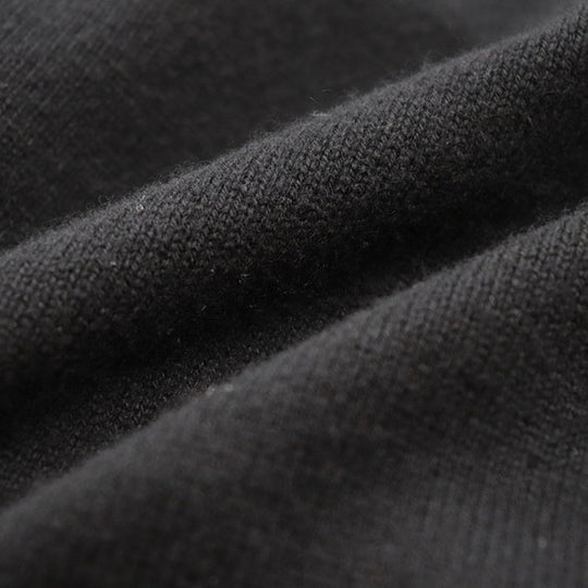 CHANEL knit Cashmere 100% Black black Women 38 Used Authentic