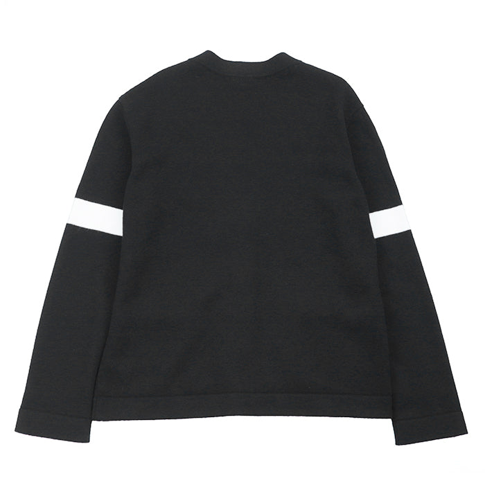 CHANEL knit Cashmere 100% Black black Women 38 Used Authentic