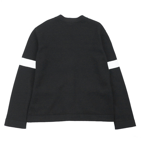 CHANEL knit Cashmere 100% Black black Women 38 Used Authentic