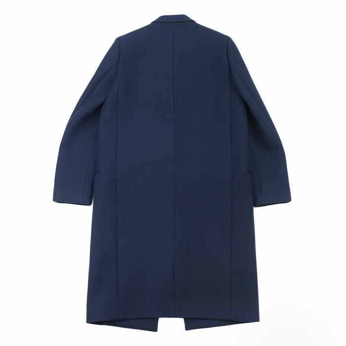 CELINE coat [Outer material] 100% wool [Lining] 100% silk Navy 2 8H28/7165 Women 36 Used Authentic