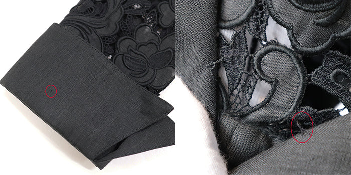 Valentino Other outerwear 80% cotton, 20% linen [Lining] 100% polyester, 100% silk Black black Jacket Women Used Authentic