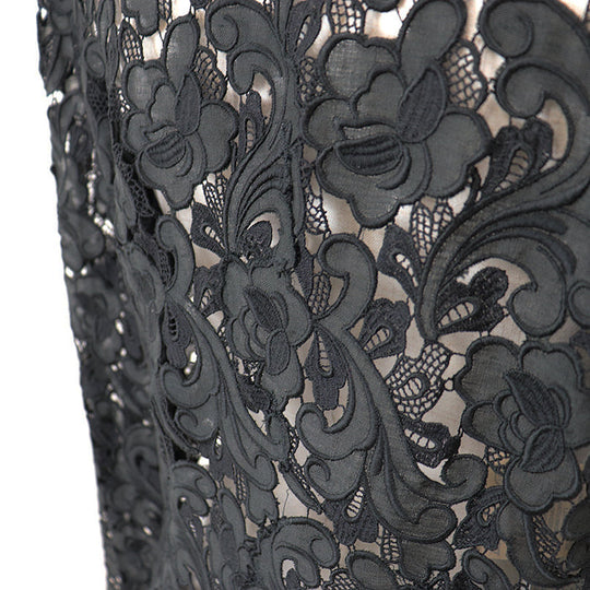 Valentino Other outerwear 80% cotton, 20% linen [Lining] 100% polyester, 100% silk Black black Jacket Women Used Authentic