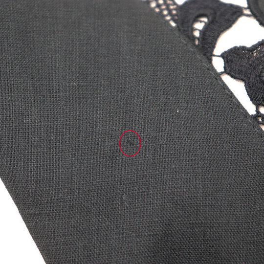 Valentino Other outerwear 80% cotton, 20% linen [Lining] 100% polyester, 100% silk Black black Jacket Women Used Authentic