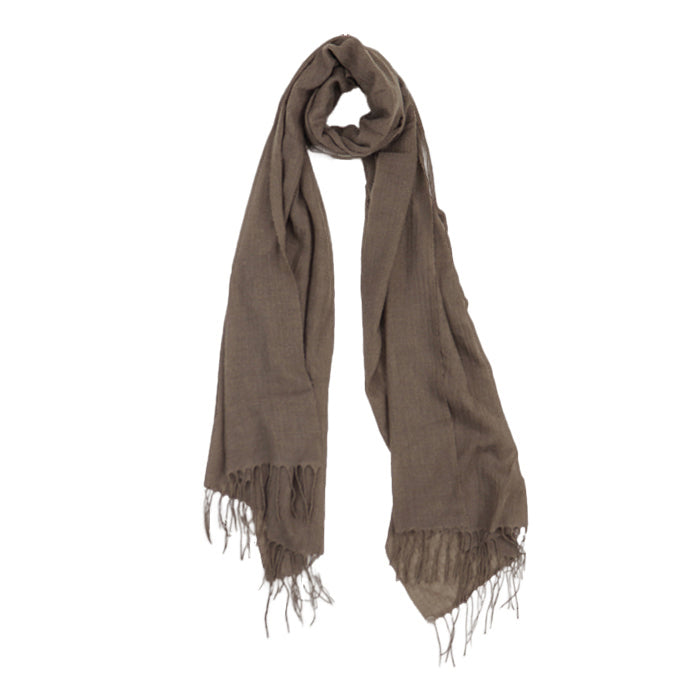 HERMES Stall linen Brown Women(Unisex) Used Authentic