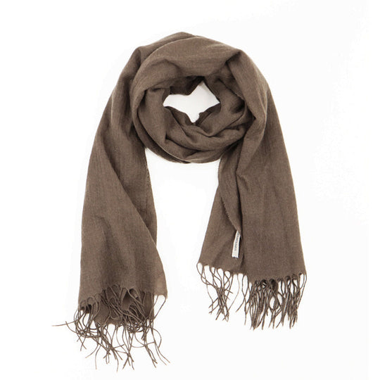 HERMES Stall linen Brown Women(Unisex) Used Authentic