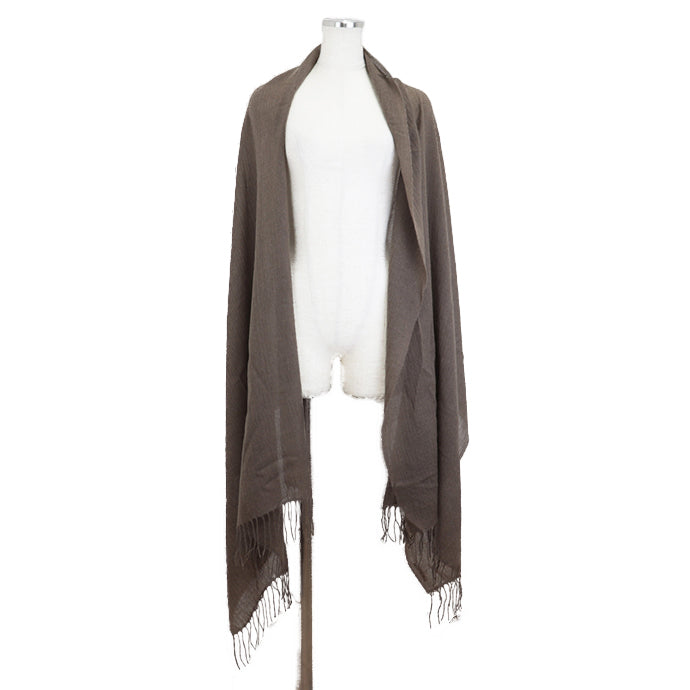 HERMES Stall linen Brown Women(Unisex) Used Authentic