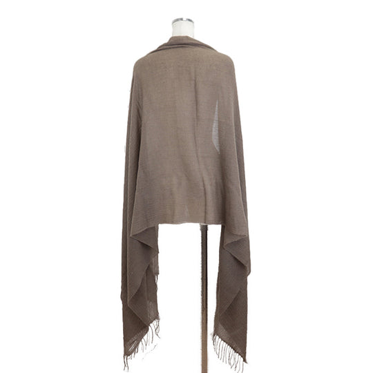 HERMES Stall linen Brown Women(Unisex) Used Authentic