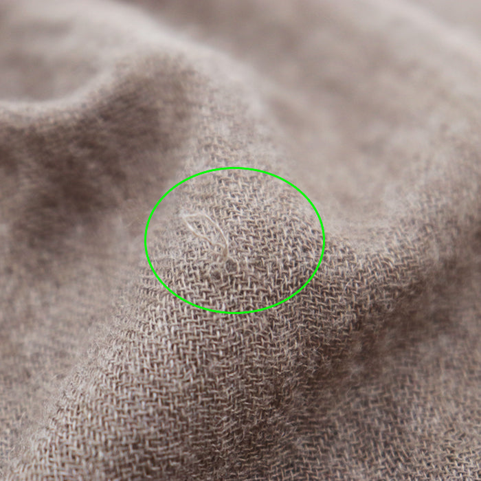 HERMES Stall linen Brown Women(Unisex) Used Authentic