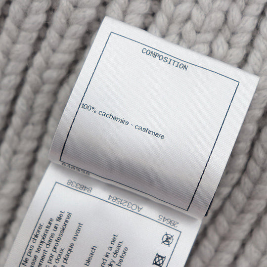CHANEL Knit cap Cashmere 100% Light Purple Pink P70237 unisex(Unisex) M Used Authentic