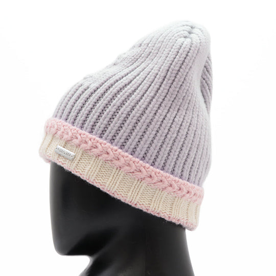 CHANEL Knit cap Cashmere 100% Light Purple Pink P70237 unisex(Unisex) M Used Authentic