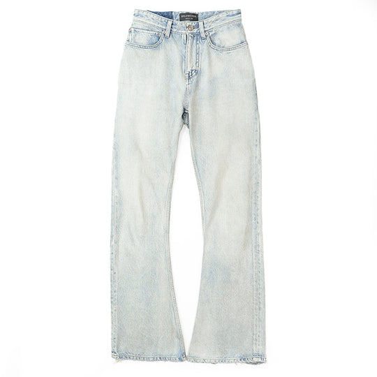BALENCIAGA Pants cotton 100% Light indigo(Unisex) XS Used Authentic