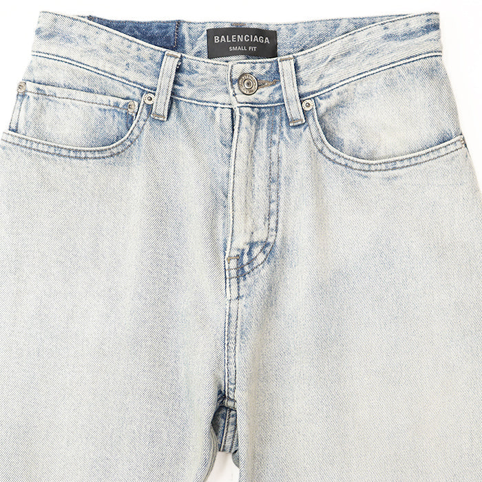 BALENCIAGA Pants cotton 100% Light indigo(Unisex) XS Used Authentic