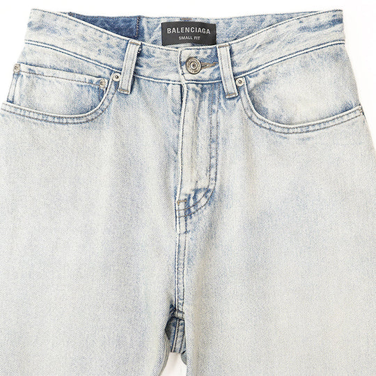 BALENCIAGA Pants cotton 100% Light indigo(Unisex) XS Used Authentic