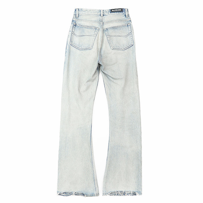 BALENCIAGA Pants cotton 100% Light indigo(Unisex) XS Used Authentic