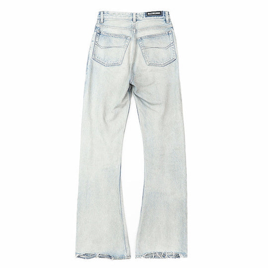 BALENCIAGA Pants cotton 100% Light indigo(Unisex) XS Used Authentic