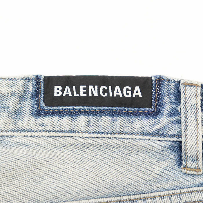 BALENCIAGA Pants cotton 100% Light indigo(Unisex) XS Used Authentic