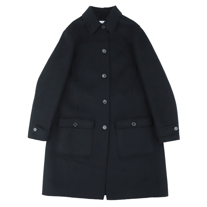 Christian Dior Stainless collar coat 99% wool, 1% silk black Women 38 Used Authentic
