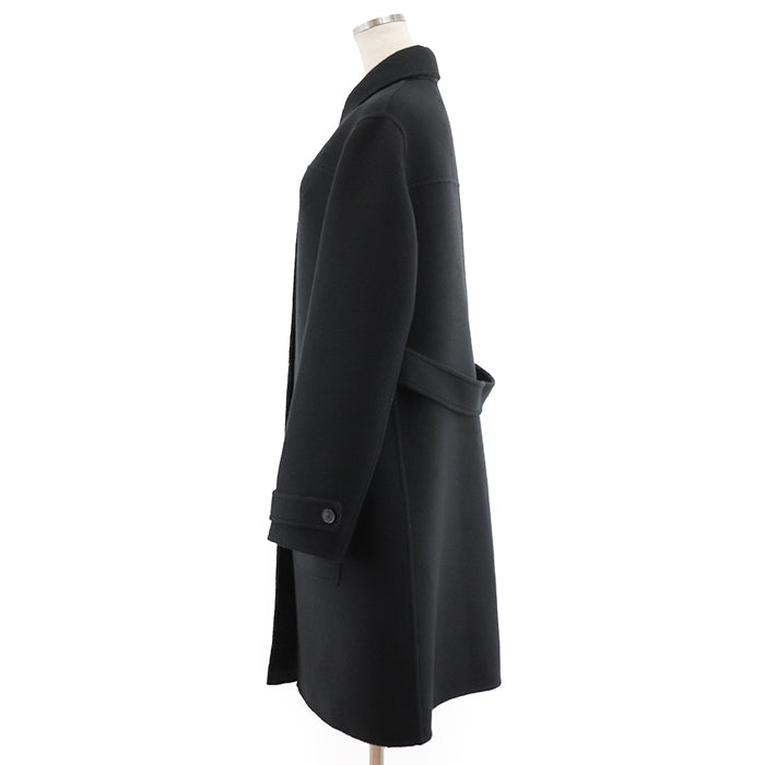 Christian Dior Stainless collar coat 99% wool, 1% silk black Women 38 Used Authentic