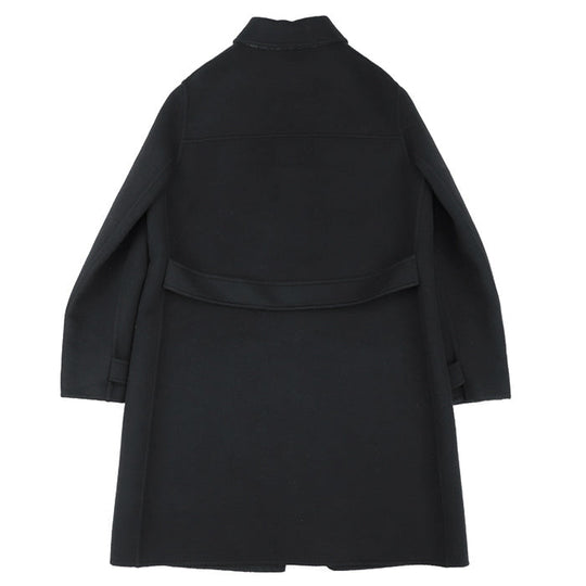 Christian Dior Stainless collar coat 99% wool, 1% silk black Women 38 Used Authentic