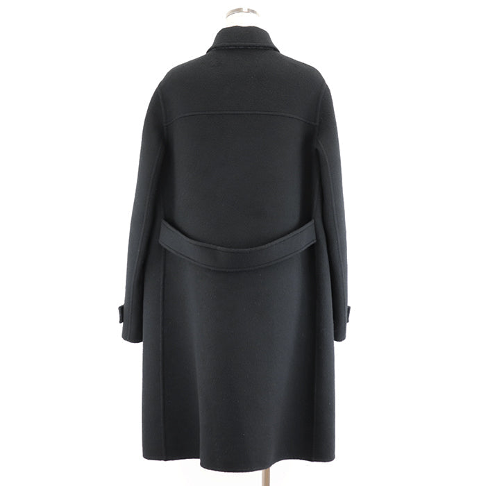 Christian Dior Stainless collar coat 99% wool, 1% silk black Women 38 Used Authentic