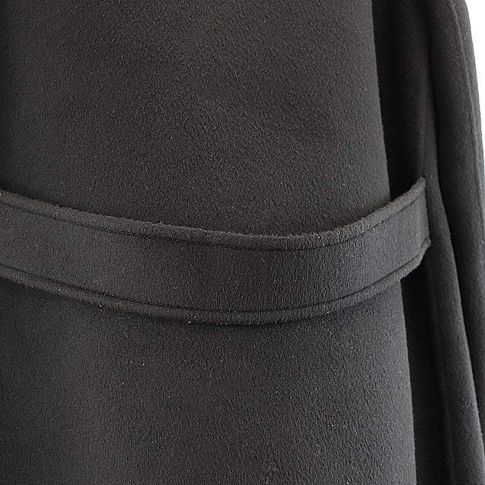 Christian Dior Stainless collar coat 99% wool, 1% silk black Women 38 Used Authentic
