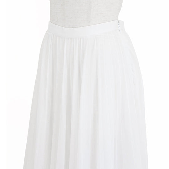 Christian Dior skirt [Outer material] 100% cotton [Lining] 100% cotton white Women 34 Used Authentic