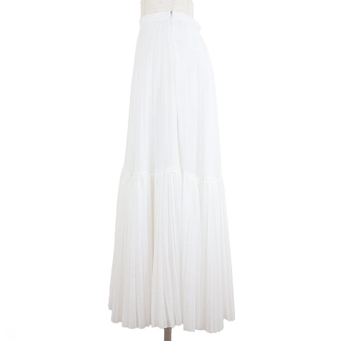 Christian Dior skirt [Outer material] 100% cotton [Lining] 100% cotton white Women 34 Used Authentic